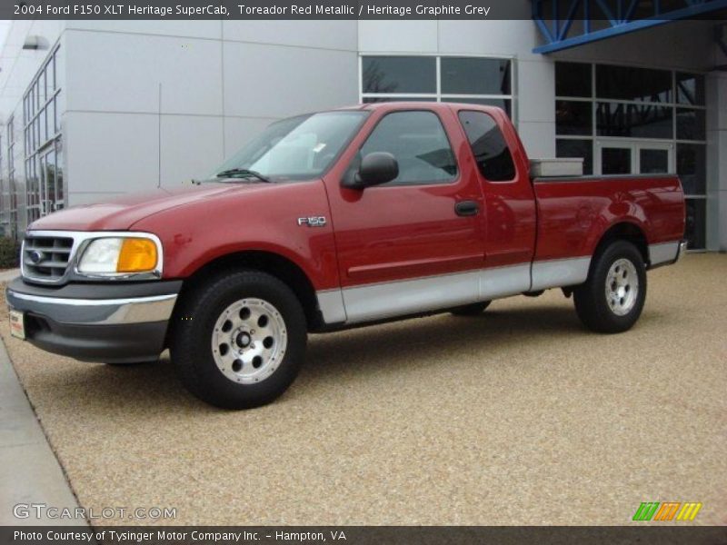 Toreador Red Metallic / Heritage Graphite Grey 2004 Ford F150 XLT Heritage SuperCab