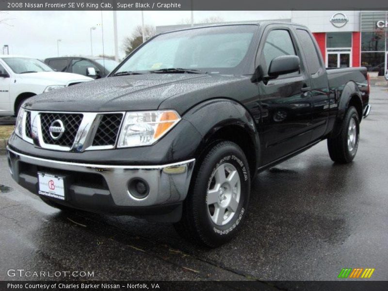 Super Black / Graphite 2008 Nissan Frontier SE V6 King Cab