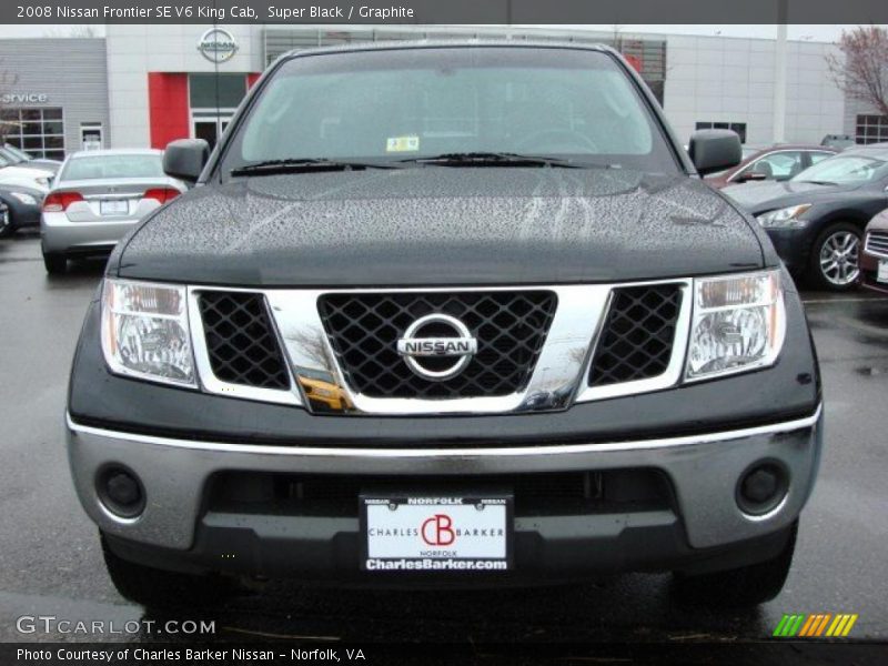 Super Black / Graphite 2008 Nissan Frontier SE V6 King Cab