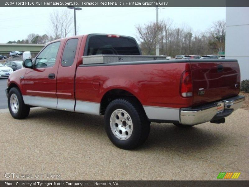 Toreador Red Metallic / Heritage Graphite Grey 2004 Ford F150 XLT Heritage SuperCab