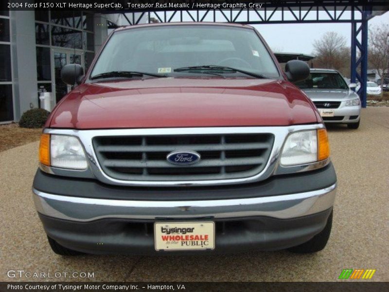Toreador Red Metallic / Heritage Graphite Grey 2004 Ford F150 XLT Heritage SuperCab