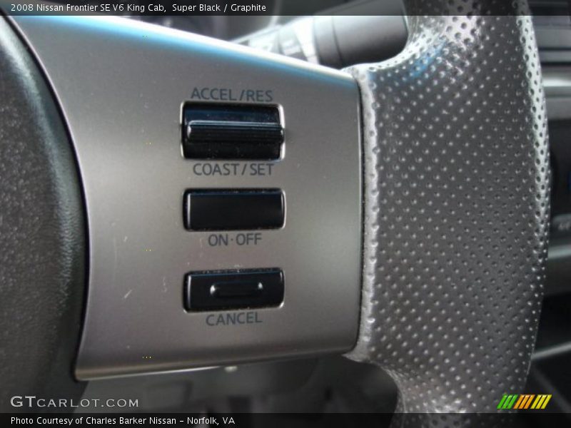Super Black / Graphite 2008 Nissan Frontier SE V6 King Cab