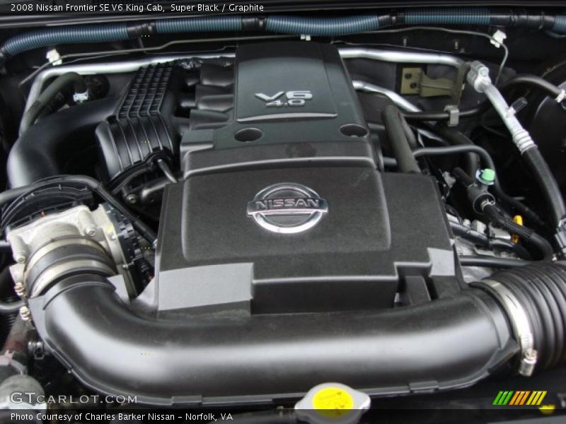  2008 Frontier SE V6 King Cab Engine - 4.0 Liter DOHC 24-Valve VVT V6