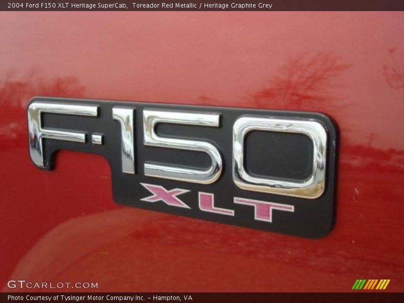 Toreador Red Metallic / Heritage Graphite Grey 2004 Ford F150 XLT Heritage SuperCab