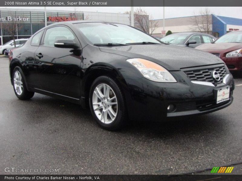 Super Black / Charcoal 2008 Nissan Altima 3.5 SE Coupe