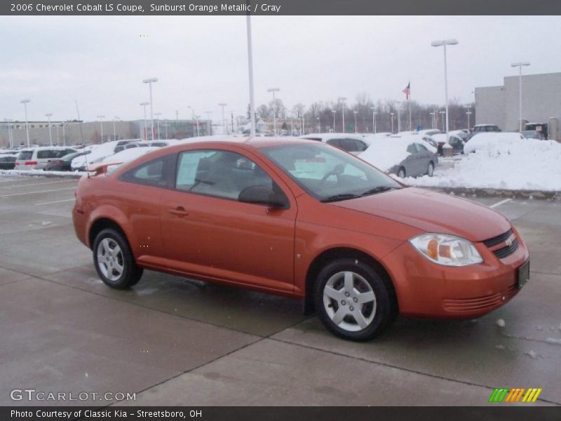 Sunburst Orange Metallic / Gray 2006 Chevrolet Cobalt LS Coupe