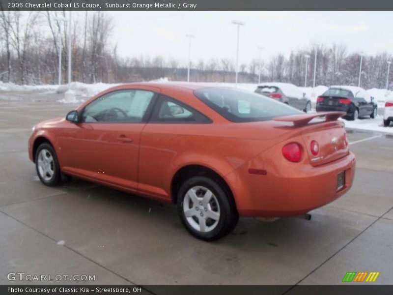 Sunburst Orange Metallic / Gray 2006 Chevrolet Cobalt LS Coupe