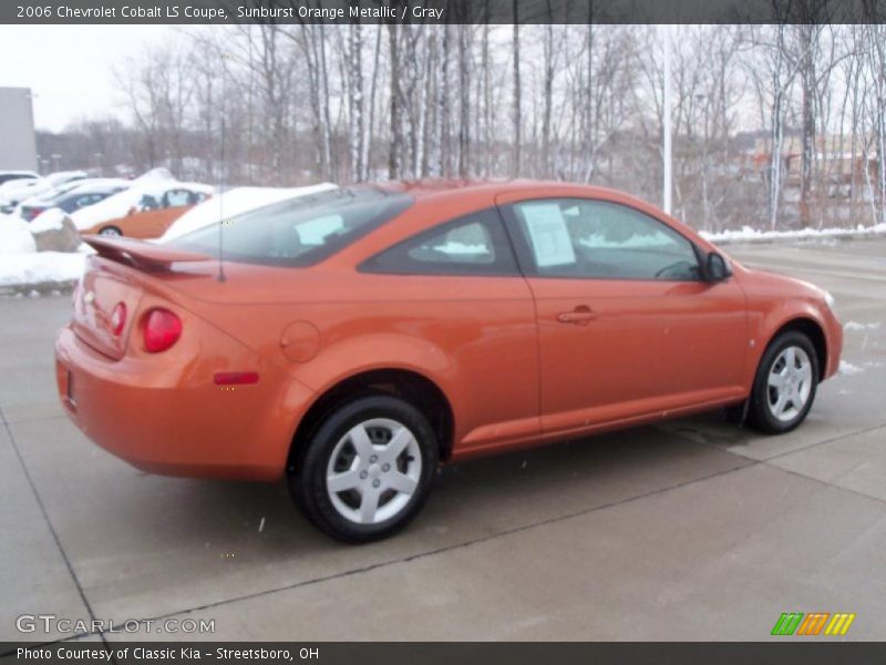 Sunburst Orange Metallic / Gray 2006 Chevrolet Cobalt LS Coupe