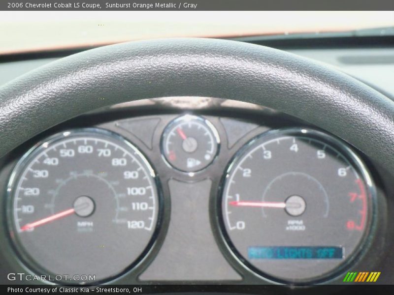Sunburst Orange Metallic / Gray 2006 Chevrolet Cobalt LS Coupe