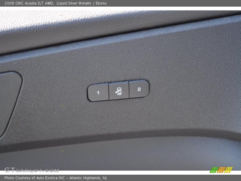 Liquid Silver Metallic / Ebony 2008 GMC Acadia SLT AWD