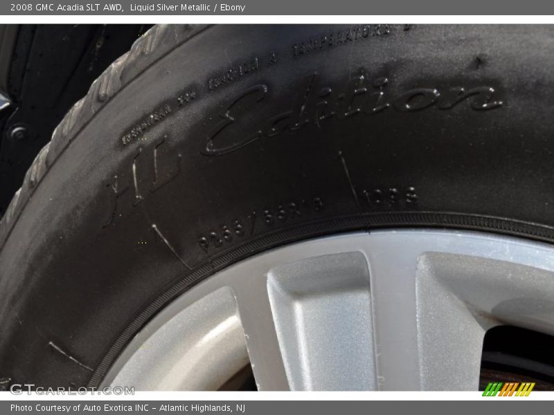 Liquid Silver Metallic / Ebony 2008 GMC Acadia SLT AWD