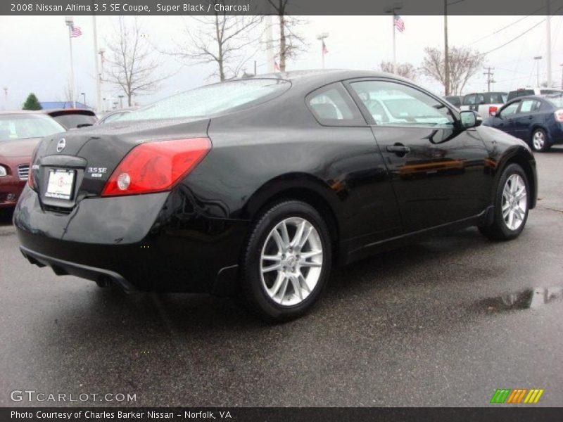 Super Black / Charcoal 2008 Nissan Altima 3.5 SE Coupe