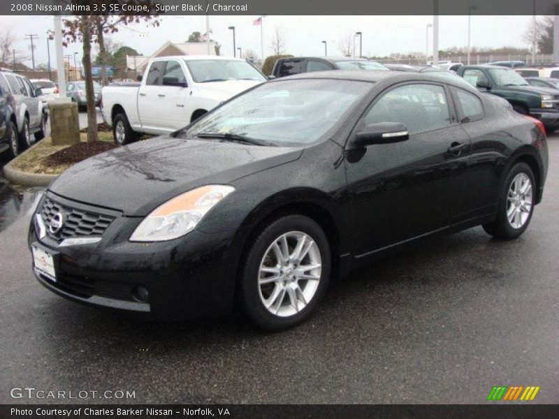 Super Black / Charcoal 2008 Nissan Altima 3.5 SE Coupe