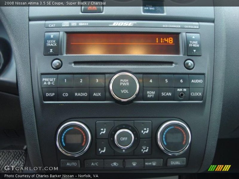 Super Black / Charcoal 2008 Nissan Altima 3.5 SE Coupe