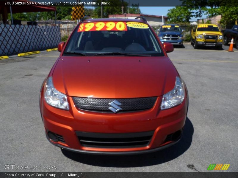 Sunlight Copper Metallic / Black 2008 Suzuki SX4 Crossover