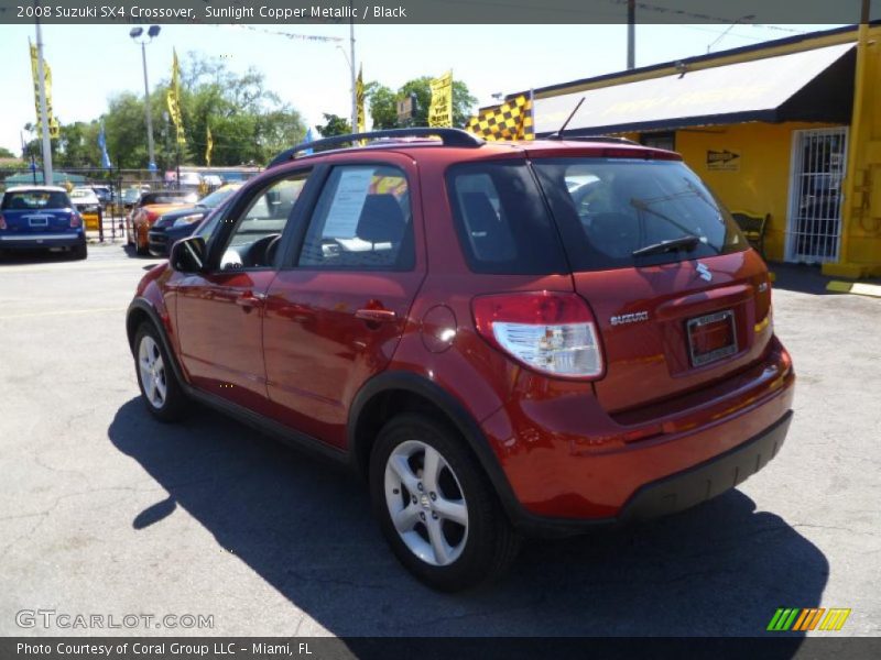 Sunlight Copper Metallic / Black 2008 Suzuki SX4 Crossover