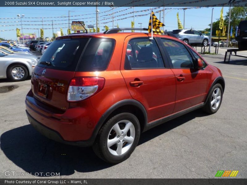 Sunlight Copper Metallic / Black 2008 Suzuki SX4 Crossover