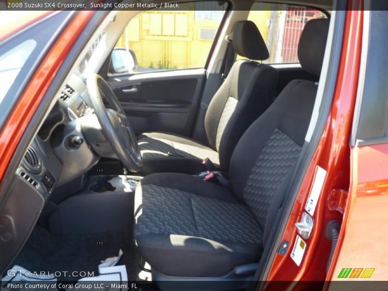 Sunlight Copper Metallic / Black 2008 Suzuki SX4 Crossover