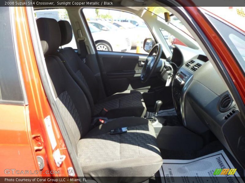 Sunlight Copper Metallic / Black 2008 Suzuki SX4 Crossover