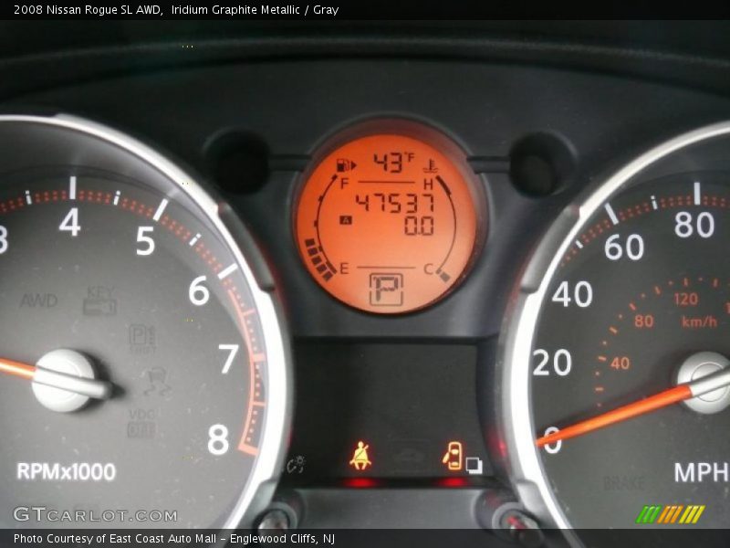 Iridium Graphite Metallic / Gray 2008 Nissan Rogue SL AWD