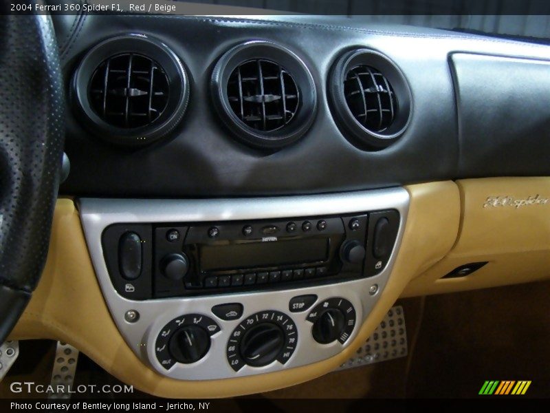 Controls of 2004 360 Spider F1
