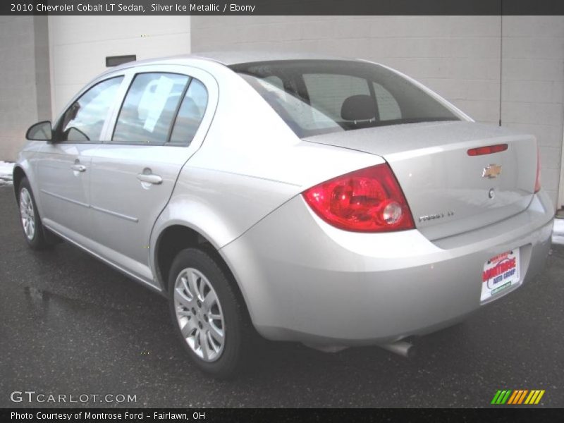 Silver Ice Metallic / Ebony 2010 Chevrolet Cobalt LT Sedan