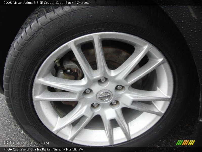 Super Black / Charcoal 2008 Nissan Altima 3.5 SE Coupe