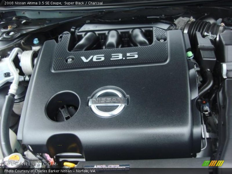 Super Black / Charcoal 2008 Nissan Altima 3.5 SE Coupe