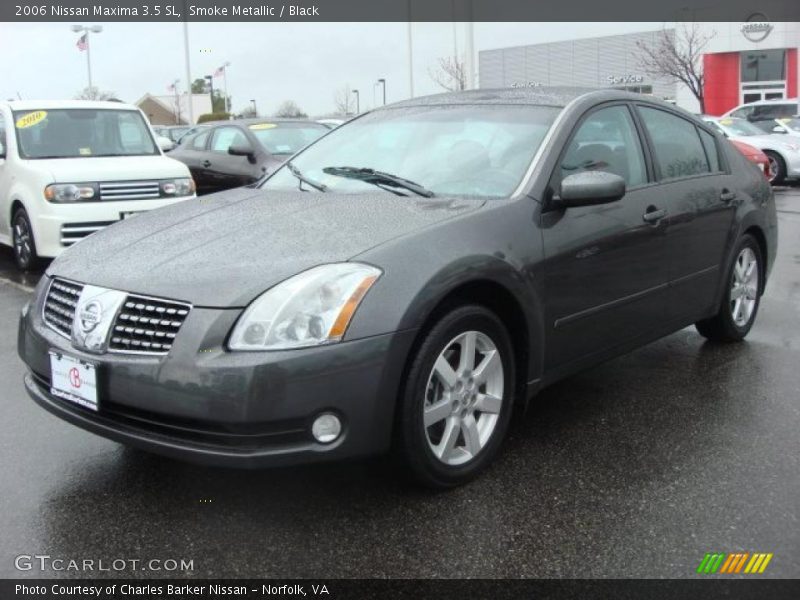 Smoke Metallic / Black 2006 Nissan Maxima 3.5 SL