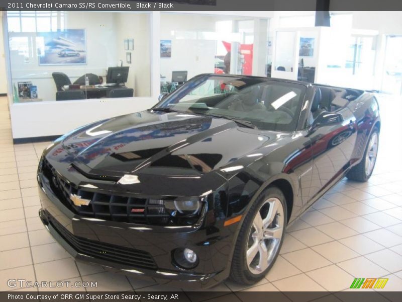 Black / Black 2011 Chevrolet Camaro SS/RS Convertible