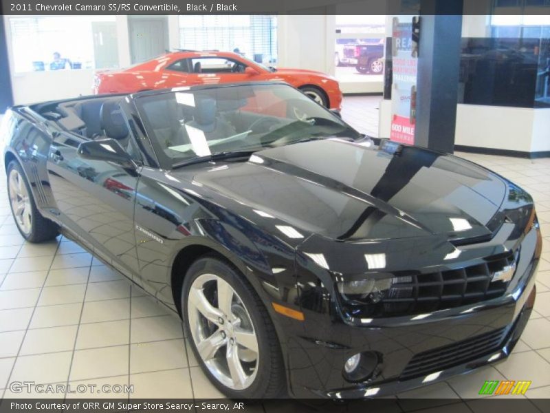 Black / Black 2011 Chevrolet Camaro SS/RS Convertible