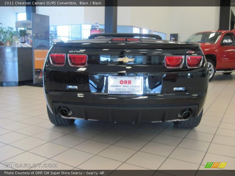 Black / Black 2011 Chevrolet Camaro SS/RS Convertible
