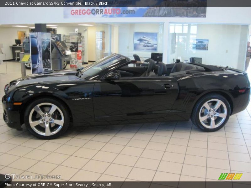 Black / Black 2011 Chevrolet Camaro SS/RS Convertible