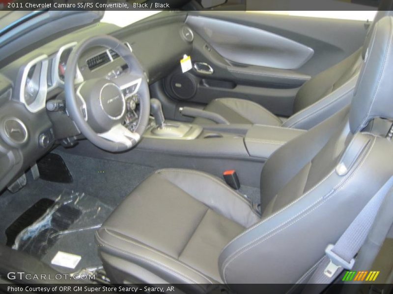  2011 Camaro SS/RS Convertible Black Interior