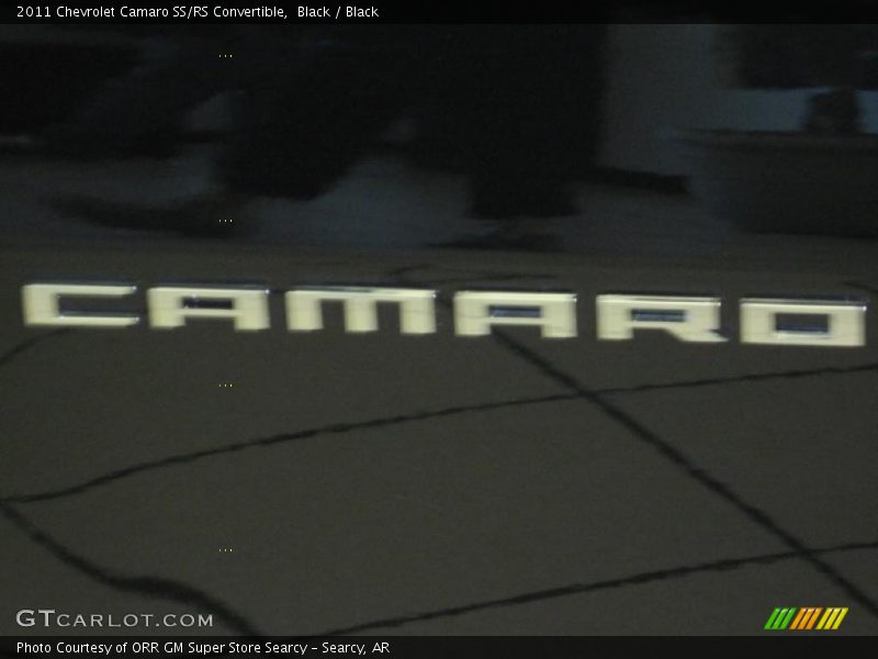 Black / Black 2011 Chevrolet Camaro SS/RS Convertible