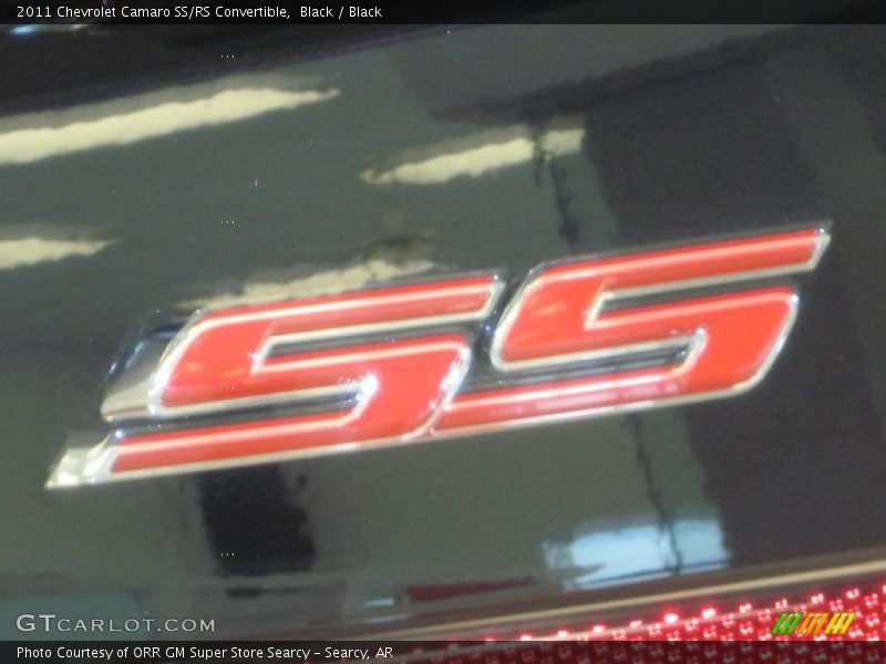 Black / Black 2011 Chevrolet Camaro SS/RS Convertible