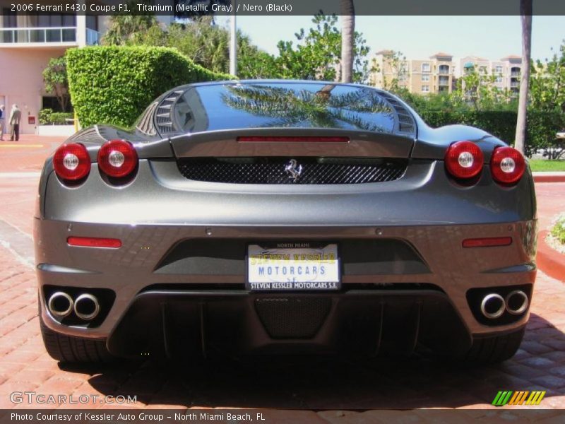 Titanium (Metallic Gray) / Nero (Black) 2006 Ferrari F430 Coupe F1