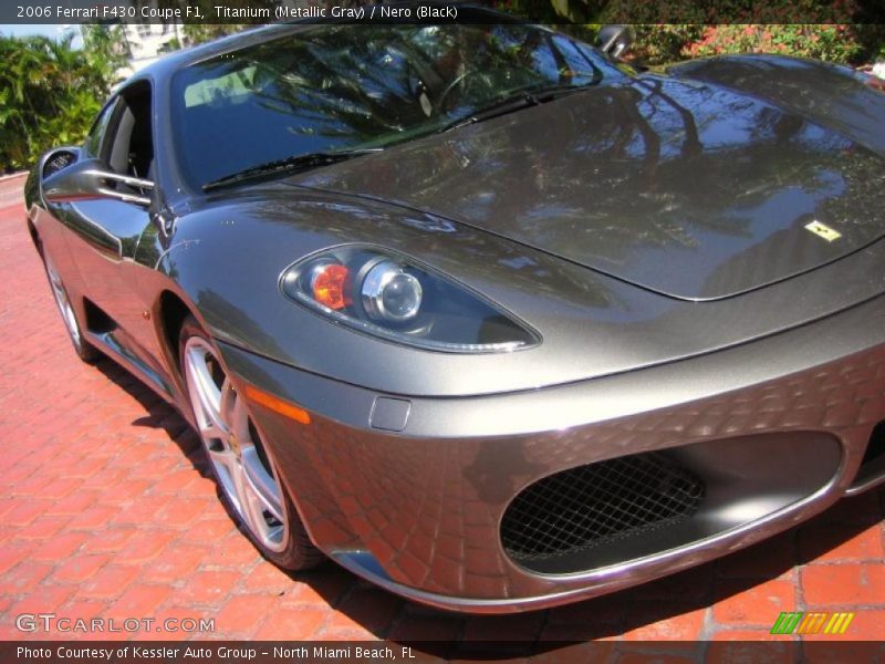 Titanium (Metallic Gray) / Nero (Black) 2006 Ferrari F430 Coupe F1