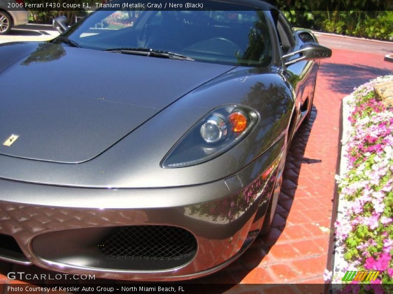 Titanium (Metallic Gray) / Nero (Black) 2006 Ferrari F430 Coupe F1