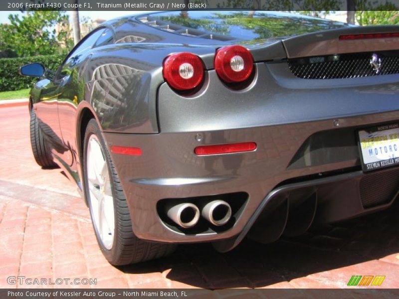 Titanium (Metallic Gray) / Nero (Black) 2006 Ferrari F430 Coupe F1