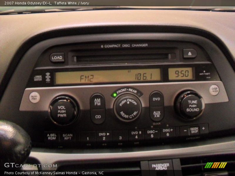 Taffeta White / Ivory 2007 Honda Odyssey EX-L