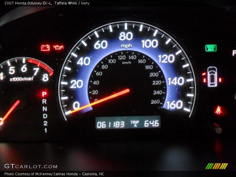 Taffeta White / Ivory 2007 Honda Odyssey EX-L