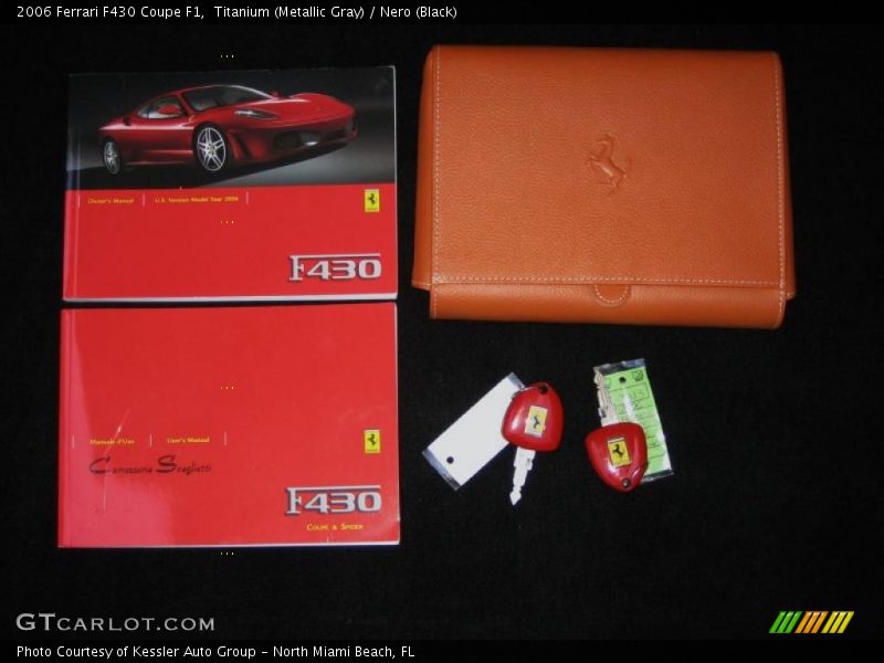 Titanium (Metallic Gray) / Nero (Black) 2006 Ferrari F430 Coupe F1