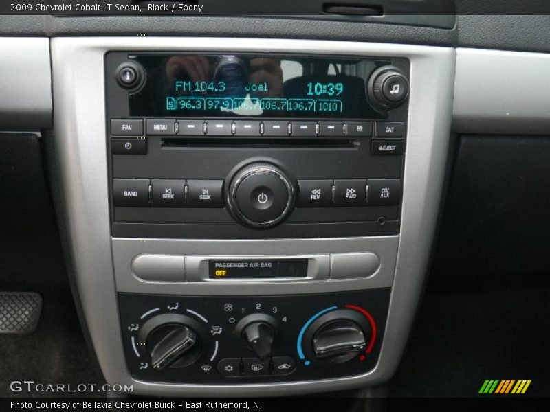 Black / Ebony 2009 Chevrolet Cobalt LT Sedan