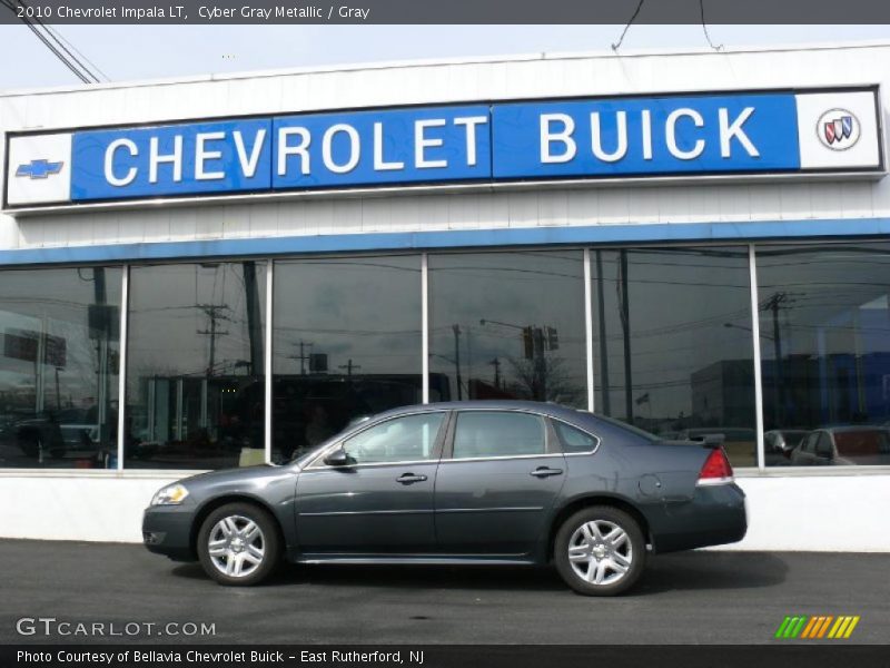 Cyber Gray Metallic / Gray 2010 Chevrolet Impala LT