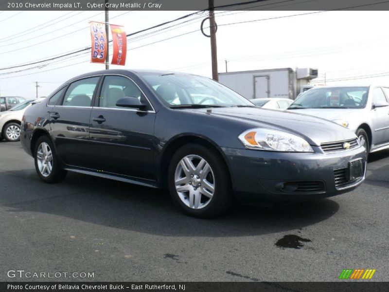 Cyber Gray Metallic / Gray 2010 Chevrolet Impala LT