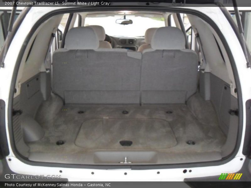 Summit White / Light Gray 2007 Chevrolet TrailBlazer LS