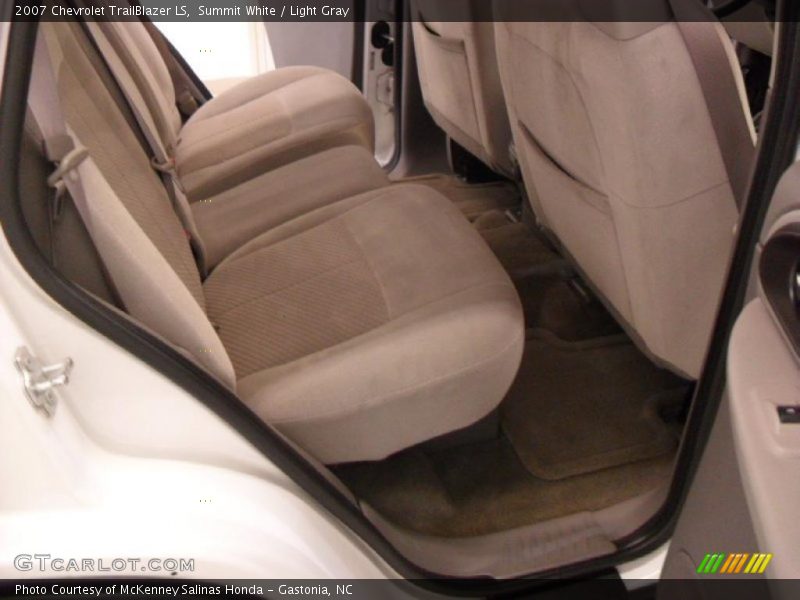 Summit White / Light Gray 2007 Chevrolet TrailBlazer LS