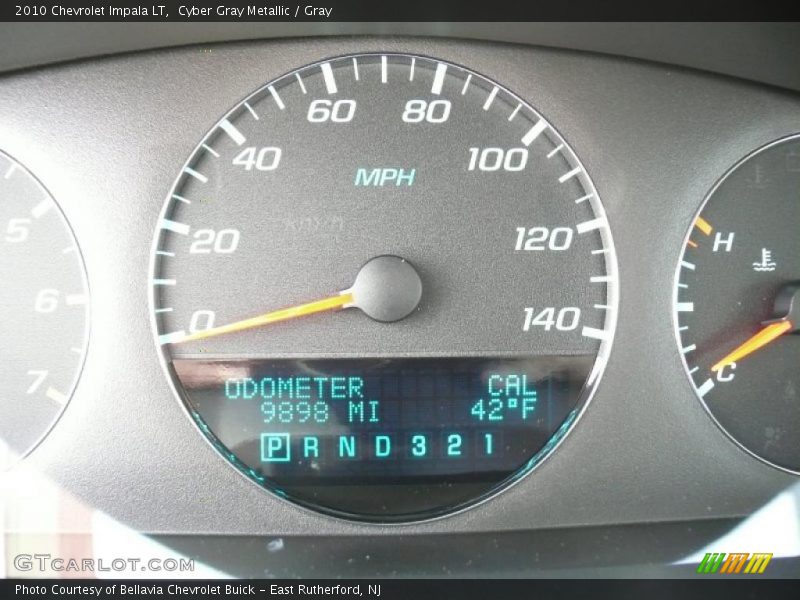 Cyber Gray Metallic / Gray 2010 Chevrolet Impala LT