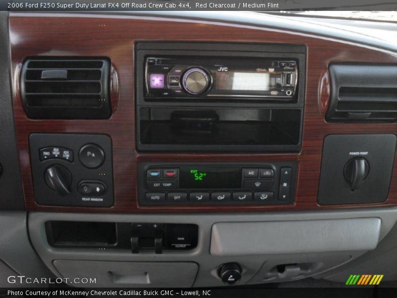 Red Clearcoat / Medium Flint 2006 Ford F250 Super Duty Lariat FX4 Off Road Crew Cab 4x4